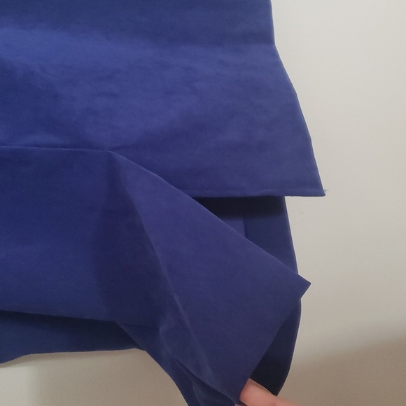 Vintage Leslie Fay Faux Suede Pencil Skirt - Picture 3 of 7